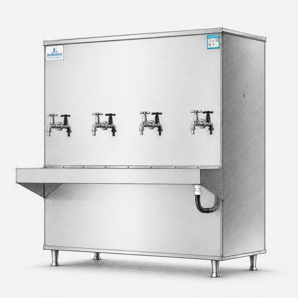 Bebedouro Slim 200 Litros — JG Bebedouros